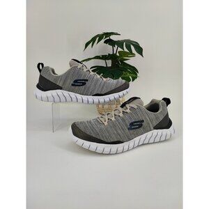 Skechers Men's Air Cooled Memory Foam Gray Shoes Size 10.5 US